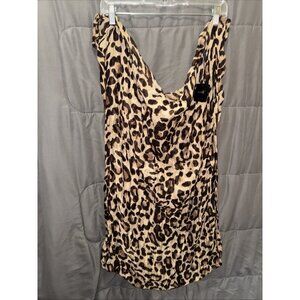 Scarfand Infinity Scarf Reversible Leopard Print Lightweight Mesh NWT 35”Lx11”W